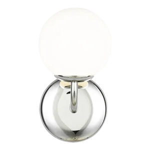 AERIN By Visual Comfort Studio Galassia 1-Light Bath Sconce in Polished Nickel