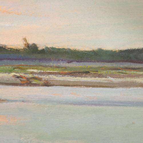 Anna Bocca, Landscape, Oil on Board, Framed For Sale - Image 6 of 14