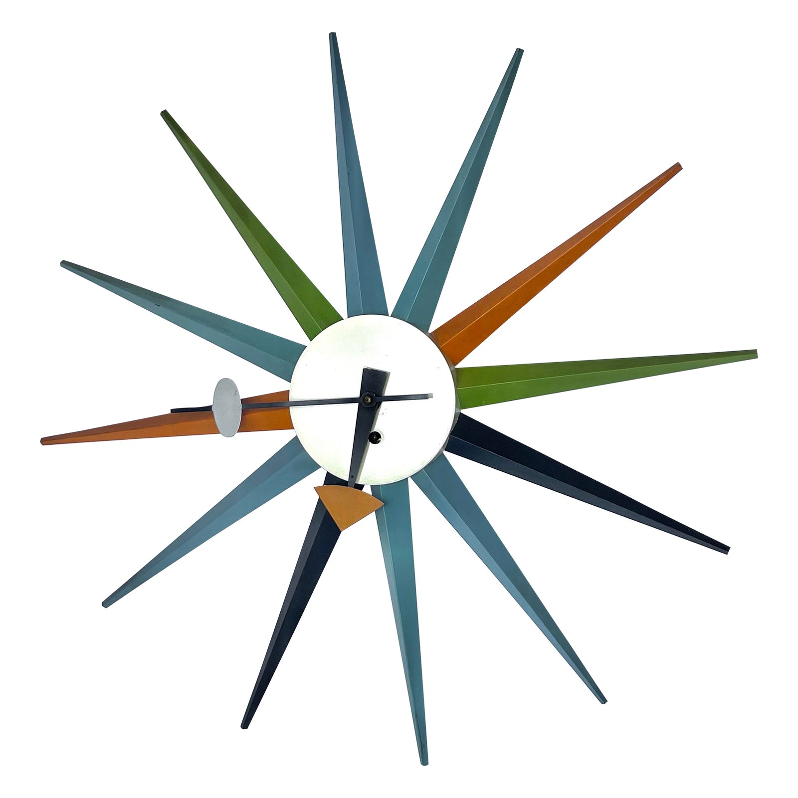 Mid-Century Modern George Nelson for Howard Miller Wall Clock | Chairish