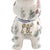 Late 20th Century Vintage Botanical Floral Porcelain Rabbit Figurine 10.5" For Sale - Image 5 of 15