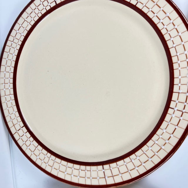 Colmar Dessert Plates from Longchamp, 1930s, Set of 6 For Sale - Image 11 of 14