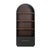 Boho Chic Marlow Black Wood Bookcase with File Drawer For Sale - Image 3 of 9