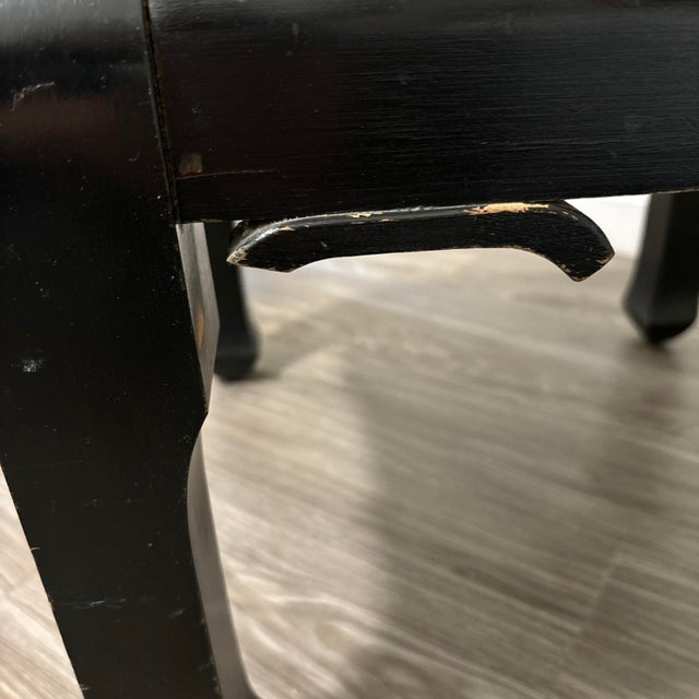 1950s Vintage Chinese Ming Style Wood Side Table For Sale - Image 10 of 12