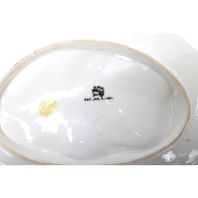Antique Union Porcelain Works Marine Themed Oyster Plate For Sale - Image 11 of 11
