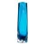 Hand Blown Murano Goccia Vase in Azure Blue Large For Sale