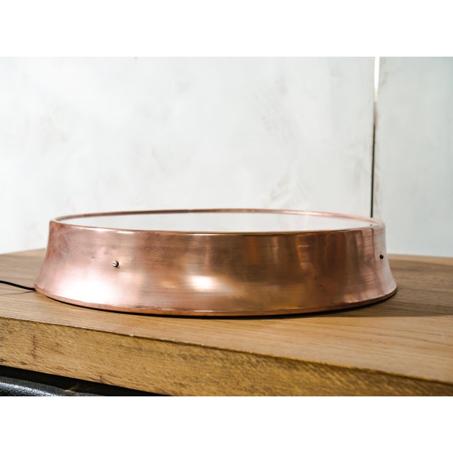 Copper Large Copper Wall Clock from Gents of Leicester, 1920s For Sale - Image 8 of 17
