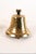 Metal Vintage Wall-Mounted Brass Bells—A Pair For Sale - Image 7 of 10