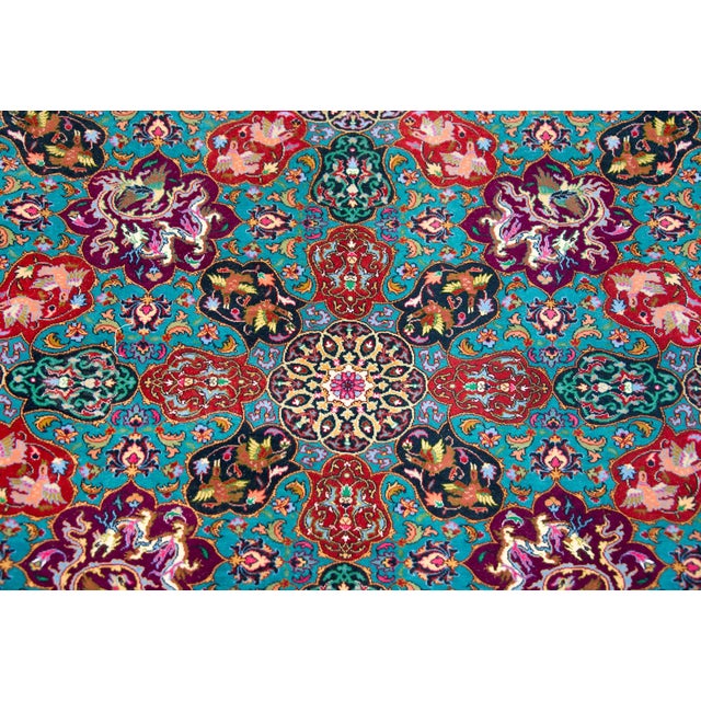 Vintage Persian Tabriz Rug For Sale - Image 16 of 16