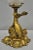 Gold Antique French Art Nouveau Small Gold Gilt Metal Figural Dolphin Table Lamp For Sale - Image 8 of 11