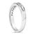Haus of Brilliance IGI Certified 1/2 Cttw Princess Cut Diamond 18K White Gold Channel Set Half Eternity Style Wedding Band Ring (H-I Color, SI2-I1 Clarity) - Size 5 For Sale - Image 4 of 6