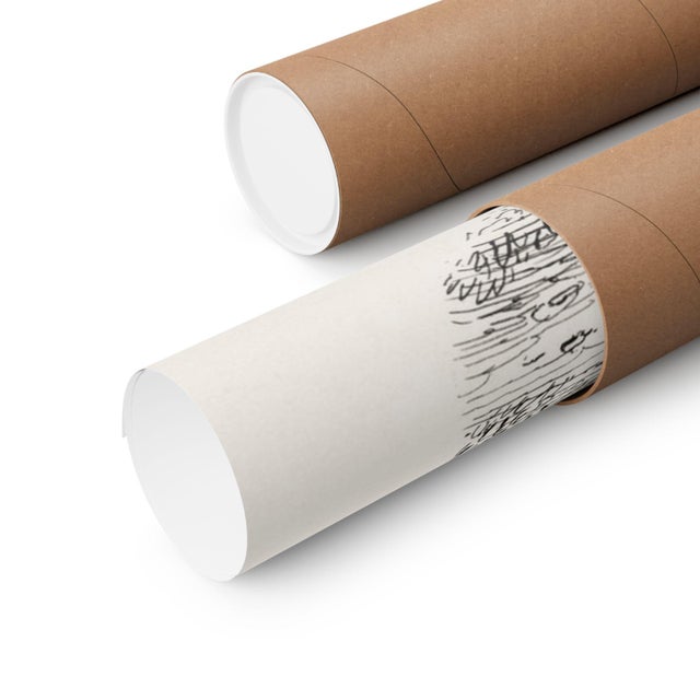 Purple Heron Antique Illustration, Vintage Bird Art Print Reproduction, 24″ × 36″ For Sale - Image 9 of 9