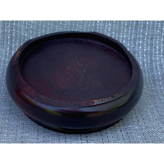 Vintage Wooden Vase Jar Jug Stand For Sale - Image 11 of 12