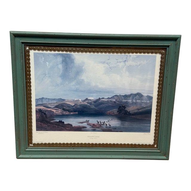 Karl Bodmer Reproduction Etching "The White Castles on the Upper Missouri" Limited Edition, Signed + Sealed For Sale