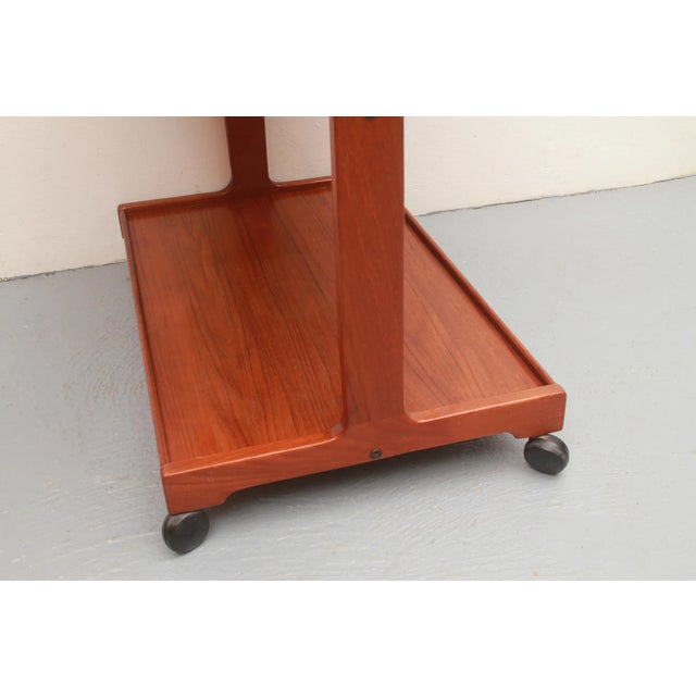 Serving Trolley in Teak, 1970s For Sale - Image 3 of 8