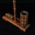 Wood Vintage Huali Wood Brush Pot and Rest - Literati Desk Accessory For Sale - Image 7 of 9