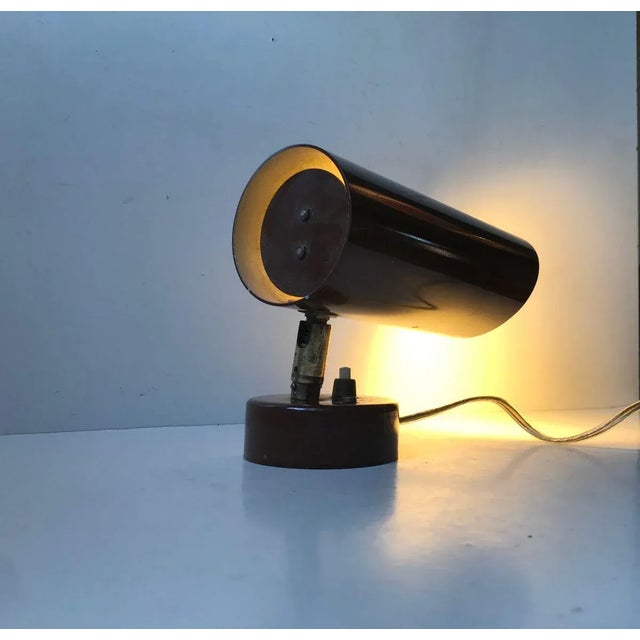 Adjustable Aluminium and Brass Wall Light from Nordisk Solar, 1960s For Sale - Image 6 of 9
