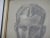 Mina Anselmi, Face of Man, 1940, Charcoal Drawing, Framed For Sale - Image 10 of 12