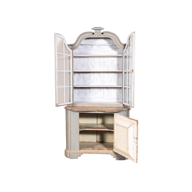 Gustavian (Swedish) Antique Swedish Gustavian Hutch For Sale - Image 3 of 5