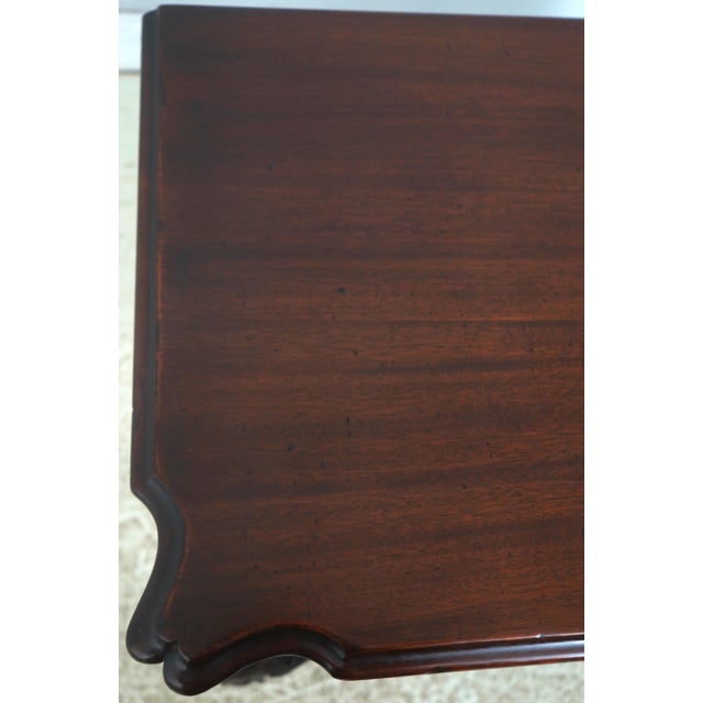 Antique Bench Made Philadelphia Mahogany Lowboy For Sale - Image 12 of 17