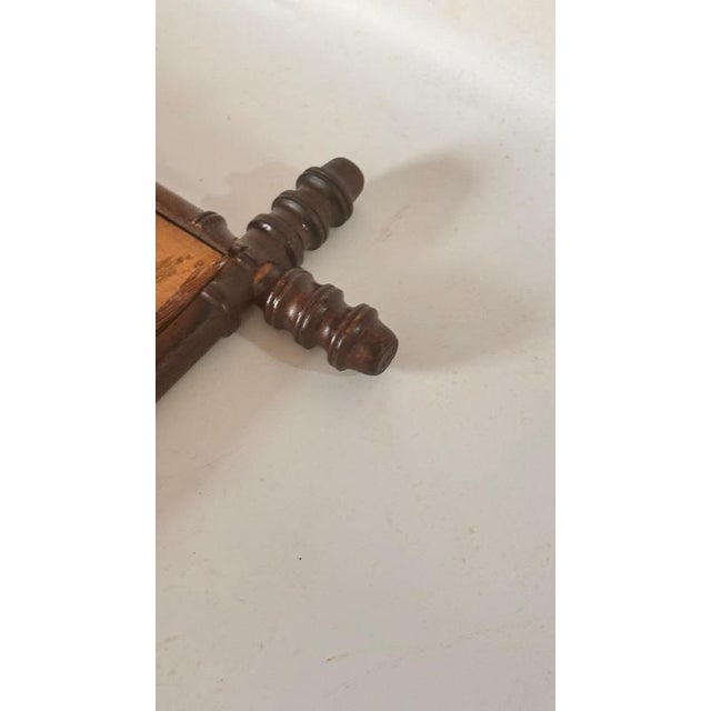 Carved Wooden Mirror, France, 1940s For Sale - Image 13 of 15