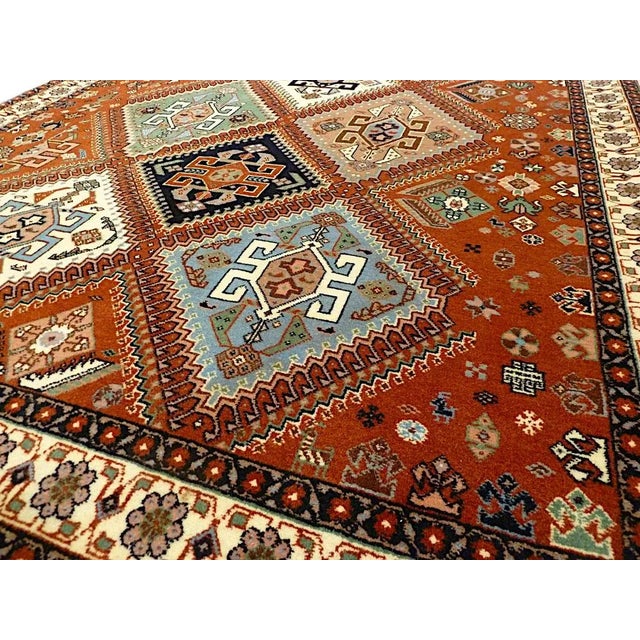 Ardabil Field Pattern Rug, 1980s For Sale - Image 6 of 12