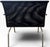 Pair of Keilhauer Net Lounge Armchairs by Eoos in Black Mesh and Tubular Steel For Sale - Image 11 of 16