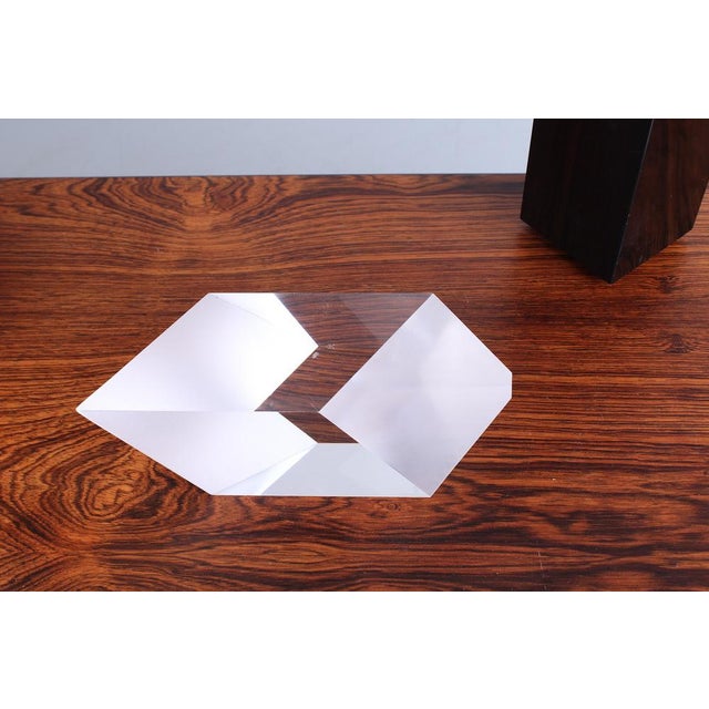 Postmodern Black Metal Lucara 2 Prisma Table Lamp from Casandro, 1980s For Sale - Image 18 of 18