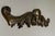 1970s Traditional Neoclassical Solid Brass Wall Accent Pediment For Sale - Image 9 of 11