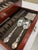 Silver Vintage Birks Regency Plate "Louis De France" Silverplated Flatware Set - 74 Pieces (Service for 8) With Chest For Sale - Image 8 of 11