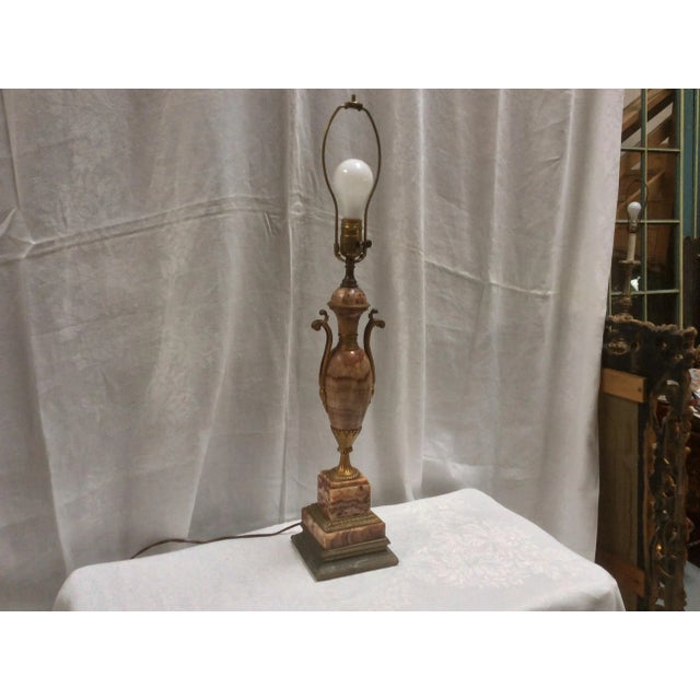Stone & Bronze Urn Form Lamp Base For Sale In San Antonio - Image 6 of 6