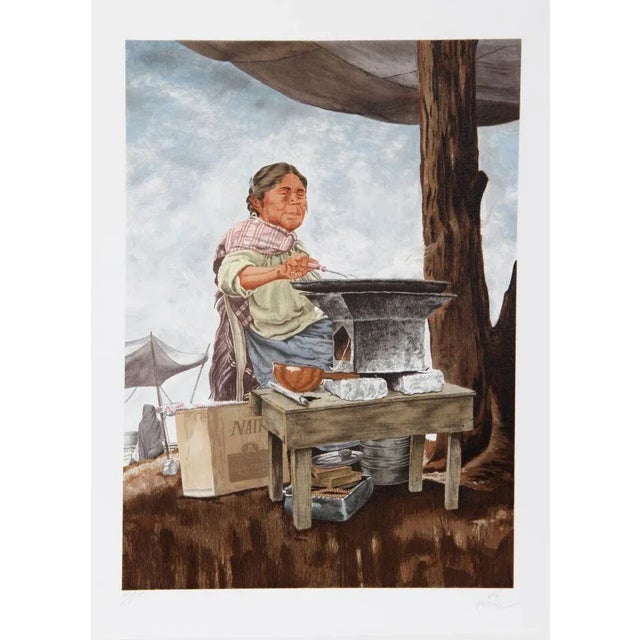 Vic Herman, "Our Daily Bread," Lithograph For Sale