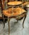French Louis XV Two-Tier Side Table – Marquetry Accent Table With Raised Upper Shelf & Gilt Bronze Mounts For Sale - Image 4 of 5