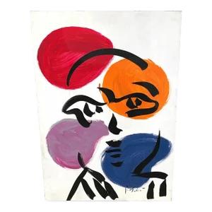 Mid 20th Century Untitled Portrait-Ii by Peter Keil