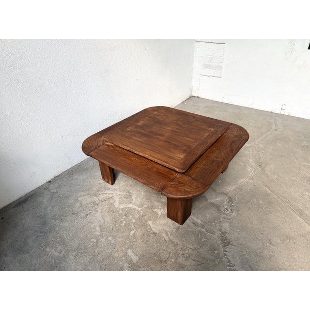 Double-Tiered Oak Coffee Table, 1970s For Sale - Image 12 of 18