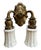Neoclassical 1920s Neoclassical Acid Cutback Shades Double Sconce For Sale - Image 3 of 7
