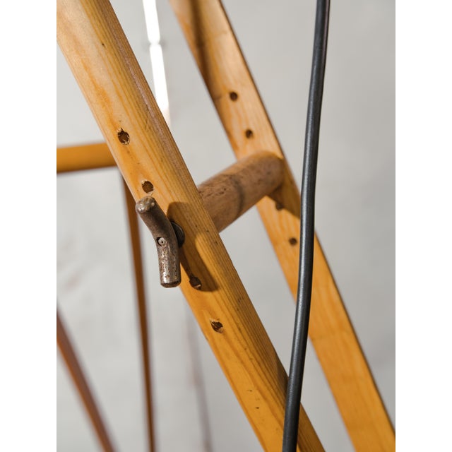2004 Four-Lens Shadowless Surgical Lamp on Army Crutch Tripod from Heraeus Hanaulux, 1990s For Sale - Image 17 of 18