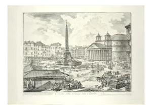 Veduta della Piazza della Rotonda - early lifetime impression 1751