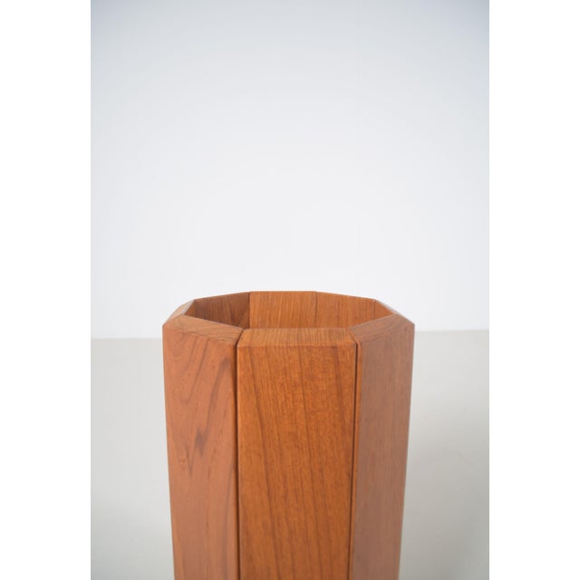 Wood Danish VM110 Umbrella Stand by Kai Kristiansen for Vilbjerg Møbelfabrik, 1960s For Sale - Image 7 of 12