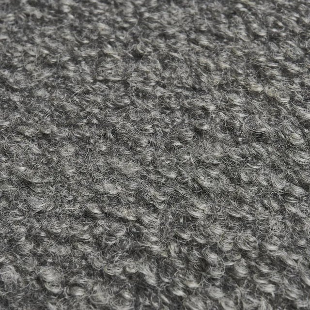 Contemporary Schumacher Teddy Wool Boucle Fabric in Grey For Sale - Image 3 of 4