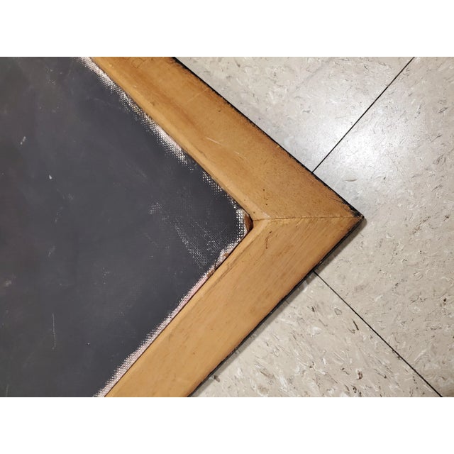 Modern Mid 20th Century Dream Of Nordic Nights Painting by B. Diener For Sale - Image 3 of 4