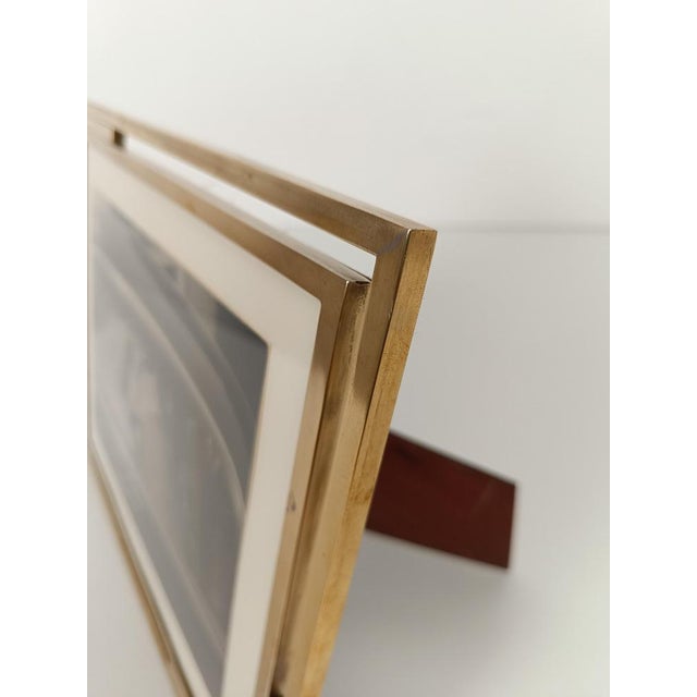 Mid-Century Picture Frame in Gilded Brass by Paul Mer, 1970s For Sale - Image 16 of 18