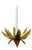 Matthew Izzo Home Sparky Antique Brass Palm Tree Taper Candle Holder For Sale