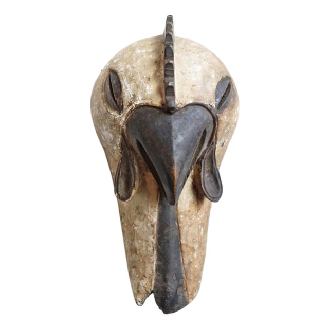 Vintage Original Congo African Farmhouse Rooster Mask For Sale