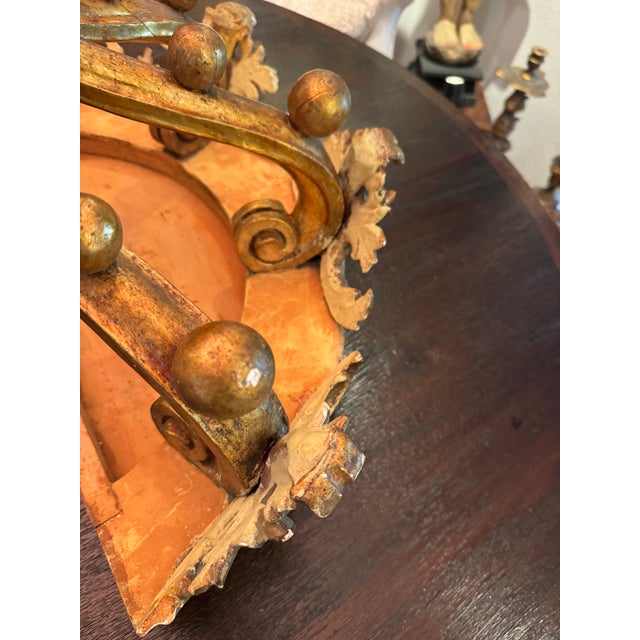 Monumental 19thC Austrian Giltwood & Faux-Marble Wall Consoles - A Pair For Sale - Image 17 of 17
