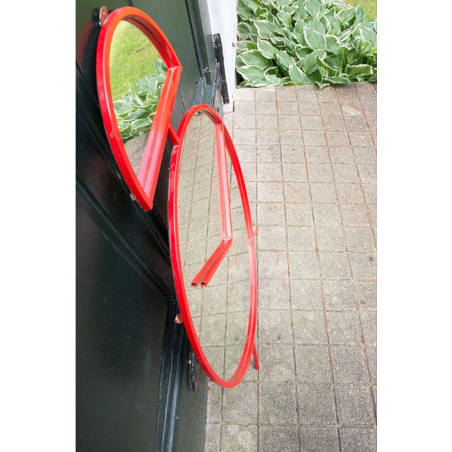 Large Alarm Clock Shaped Wall Mirror For Sale - Image 4 of 11