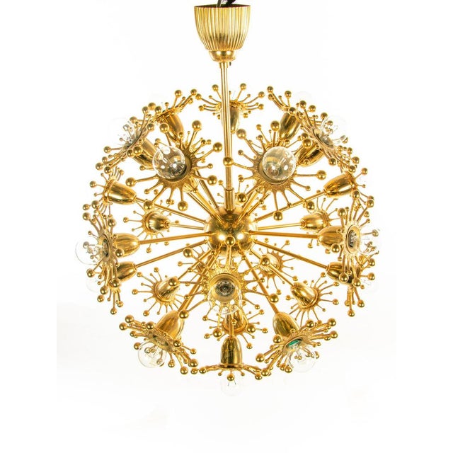 Starburst Pistil Dandelion Ball Pendant Light from Palwa, 1960s For Sale - Image 11 of 13