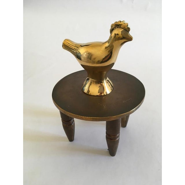 Postmodern Concetto Pozzati, Postmodern Abstract Lucky Charm Sculpture, 1982, Bronze For Sale - Image 3 of 18