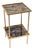 Italian Hollywood Regency Brass and Bamboo Side Table, 1960s For Sale