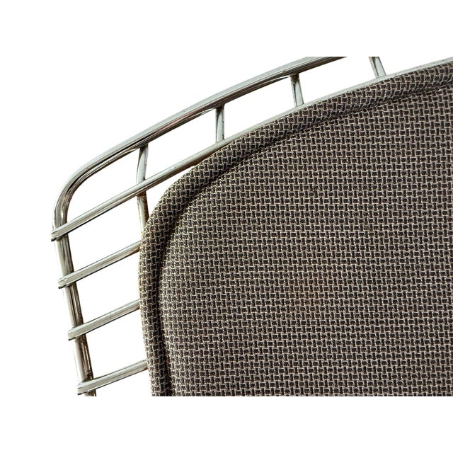 Metal Early Harry Bertoia Model 420 Side Chairs- A Set of 6 For Sale - Image 7 of 11