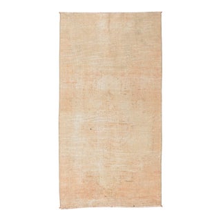 Washed Out Vintage Turkish Rug - 2`9″ X 5`4″ For Sale